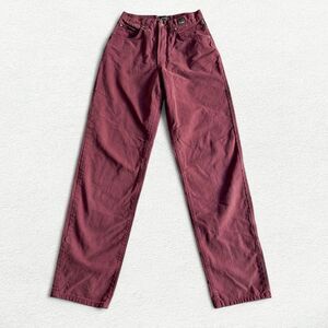 Vintage Versace Jeans Couture Burgundy Denim Pants